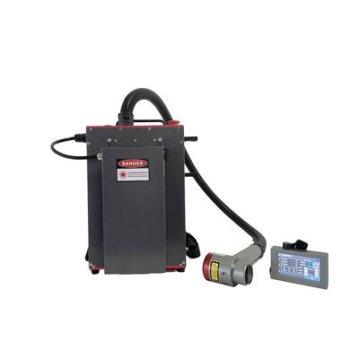 Máy làm sạch laser sợi xung di động 100W cho việc loại bỏ gỉ và sơn