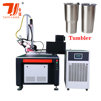 Canton Fair Promotion Custom 3000W Máy hàn laser sợi tự động cho Stainless Steel Water Cup Sink Welding