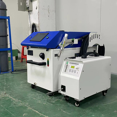 Quảng cáo Hội chợ Canton 4 trong 1 Máy hàn laser sợi cầm tay đa chức năng, Máy hàn hàn hàn kim loại