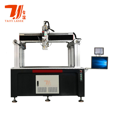 Canton Fair Promotion Gantry Máy hàn laser sợi tự động cho hàn pin pin tế bào vuông
