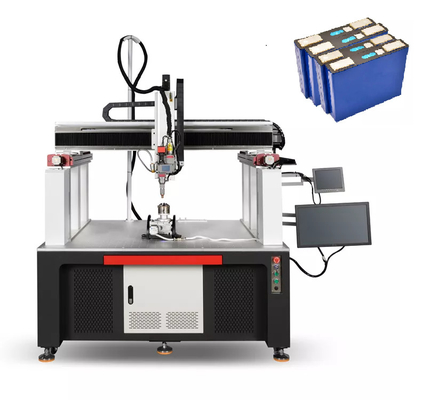 Canton Fair Promotion Gantry Máy hàn laser sợi tự động cho hàn pin pin tế bào vuông