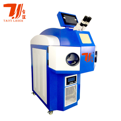 Quảng cáo hội chợ Canton 200W YAG Máy hàn laser cho đồ trang sức Nhẫn vòng tay Vàng bạc hàn