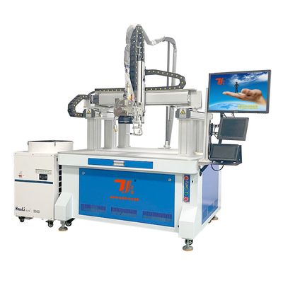 Tự động Lithium Prismatic pin Pack Máy hàn laser với cổng