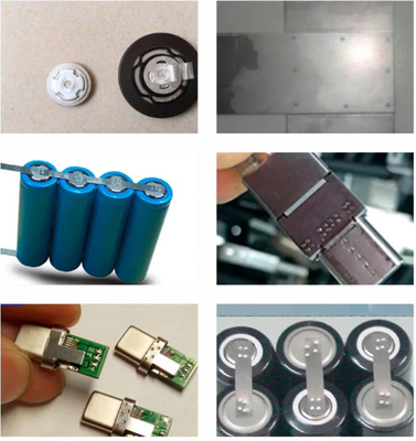 Máy hàn laser pin 1860 Máy hàn laser pin hình vuông với bàn quay