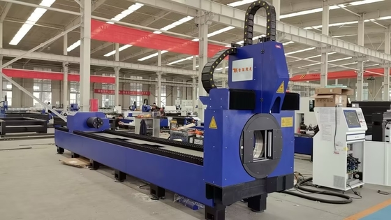 Máy cắt laser sợi tự động CNC 1500W cho ống ống kim loại kích thước nhỏ