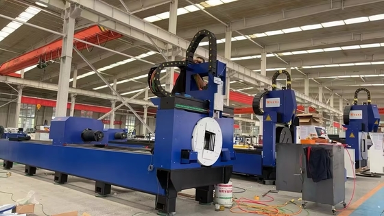 Máy cắt laser sợi tự động CNC 1500W cho ống ống kim loại kích thước nhỏ