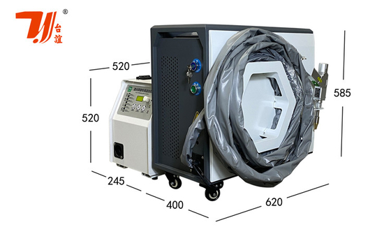 Không khí làm mát đa chức năng di động 4 trong 1 tay cắt laser làm sạch máy hàn