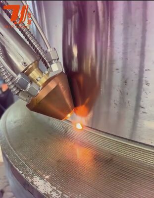 Máy phủ laser CNC tốc độ cao 6KW để sửa chữa trục và thay thế mạ Chrome, hiệu quả bột 90%.