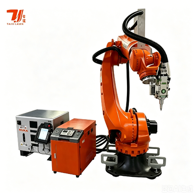 3D Robotic Laser Welding Machine with KUKA KR35 Robot & 4000W IPG Laser for Automotive Chassis Parts