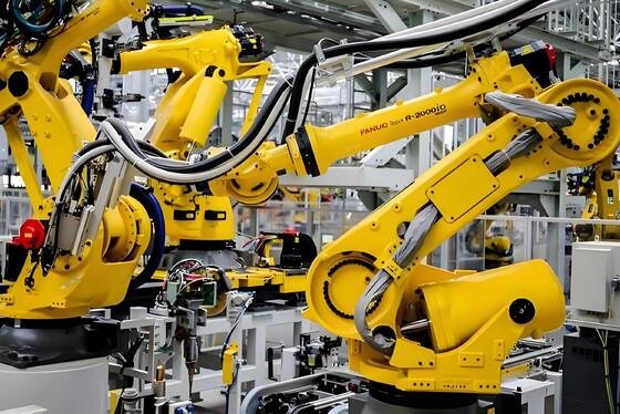 Hệ thống cắt laser robot FANUC với nguồn laser sợi IPG 3000W-6000W cho các bộ phận ô tô và thành phần hàng không vũ trụ