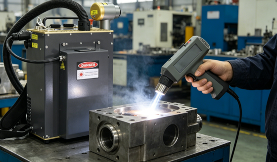 Máy làm sạch bằng laser làm mát bằng không khí tùy chỉnh Công nghệ laser thủ công tùy chọn để loại bỏ chất gây ô nhiễm và lớp phủ