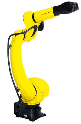 Máy cắt laser robot FANUC hiệu quả về chi phí với cánh tay nối 6 trục và laser sợi Raycus / IPG cho chế tạo kim loại tùy chỉnh lô nhỏ