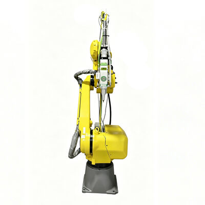 Máy cắt laser robot FANUC hiệu quả về chi phí với cánh tay nối 6 trục và laser sợi Raycus / IPG cho chế tạo kim loại tùy chỉnh lô nhỏ