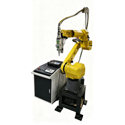 FANUC Máy cắt laser sợi 3D robot với 1500W-6000W năng lượng điều chỉnh và bộ thay đổi công cụ tự động để chế tạo các bộ phận kim loại phức tạp