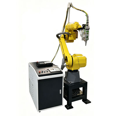 Máy cắt laser robot 6-axis FANUC với phần mềm lập trình 3D Offline cho các thành phần nhôm và hợp kim titan hàng không vũ trụ