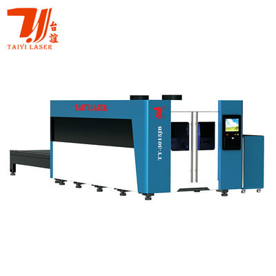 Máy cắt laser sợi CNC kín hoàn toàn để cắt kim loại và gia công tấm kim loại Giá tốt
