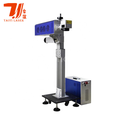 Máy đánh dấu laser CO2 bay trực tuyến 15W 30W 50W 100W