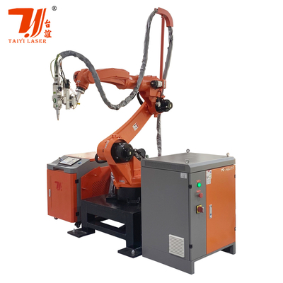 Máy cắt laser sợi 3D tự động 6 trục robot cánh tay cho thép không gỉ đèn bóng ô tô tấm kim loại