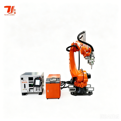 Máy hàn laser robot 6 trục KUKA KR35 Nguồn laser sợi quang IPG 4000W để chế tạo thân xe & kim loại