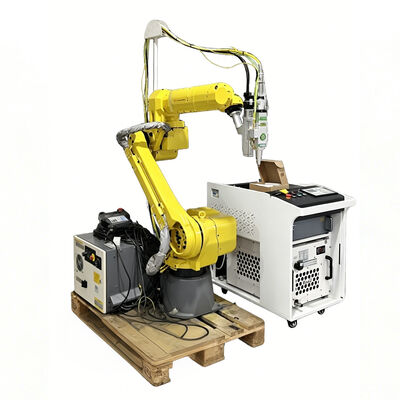Robot cắt laser FANUC hạng nặng với nguồn laser sợi 6kW để cắt thép mỏng và chế tạo kim loại công nghiệp