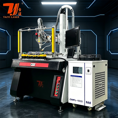 Máy hàn laser tự động cho vòi ấm trà bằng thép không gỉ với hàn liền mạch