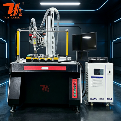 4 trục 1500W 2kw 3kw Máy hàn tự động nồi trà nhôm laser
