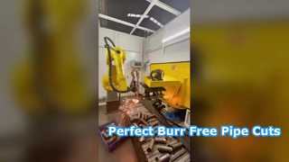 Máy cắt ống bằng tia laser bằng rô-bốt CNC dành cho ống dầu ô tô – Cắt không gờ và cắt tỉa mặt đầu chính xác