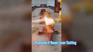 Nhìn kỹ hơn: Máy cắt laser dây chuyền sản xuất laser ba chiều năm trục chùm tia H
