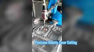 Máy cắt Laser Robot CNC để đúc khuôn nhôm – Cắt tỉa & làm mờ chính xác 6 trục S